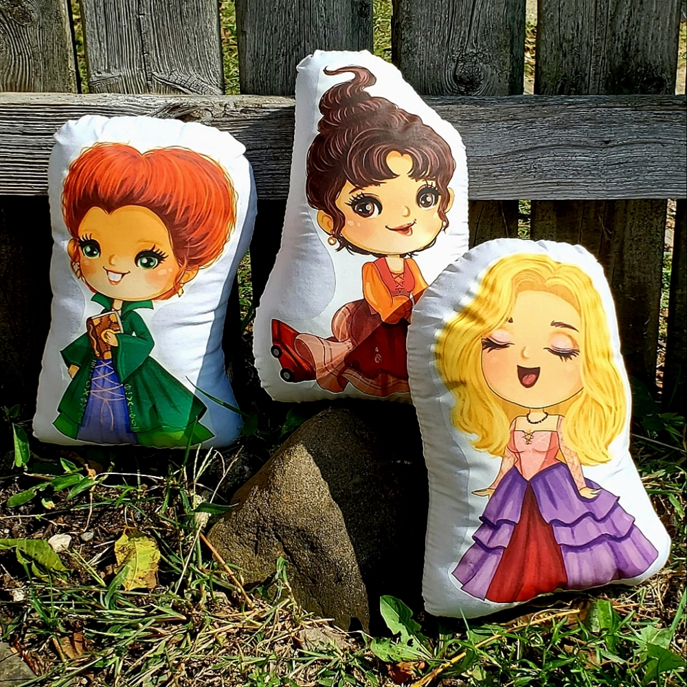 Hocus Pocus Pillow Pal Set. New.